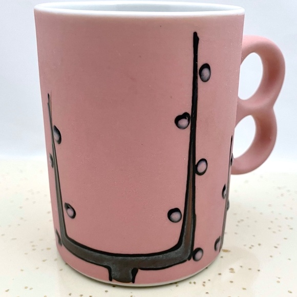 vintage Japan mugs, mcm coffee cups, abstract art mugs, his and hers - Picture 2 of 10